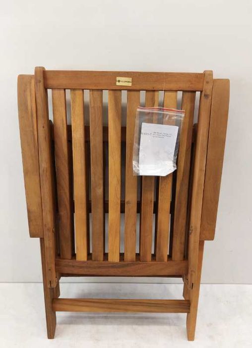 Nowe Krzesło ogrodowe Fieldmann drewno brązowy