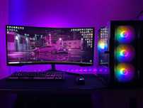 Игровой комп i3 12100f Intel 8x4.3GHz 16DDR4 240SSD 1Tb RX5700XT RGB