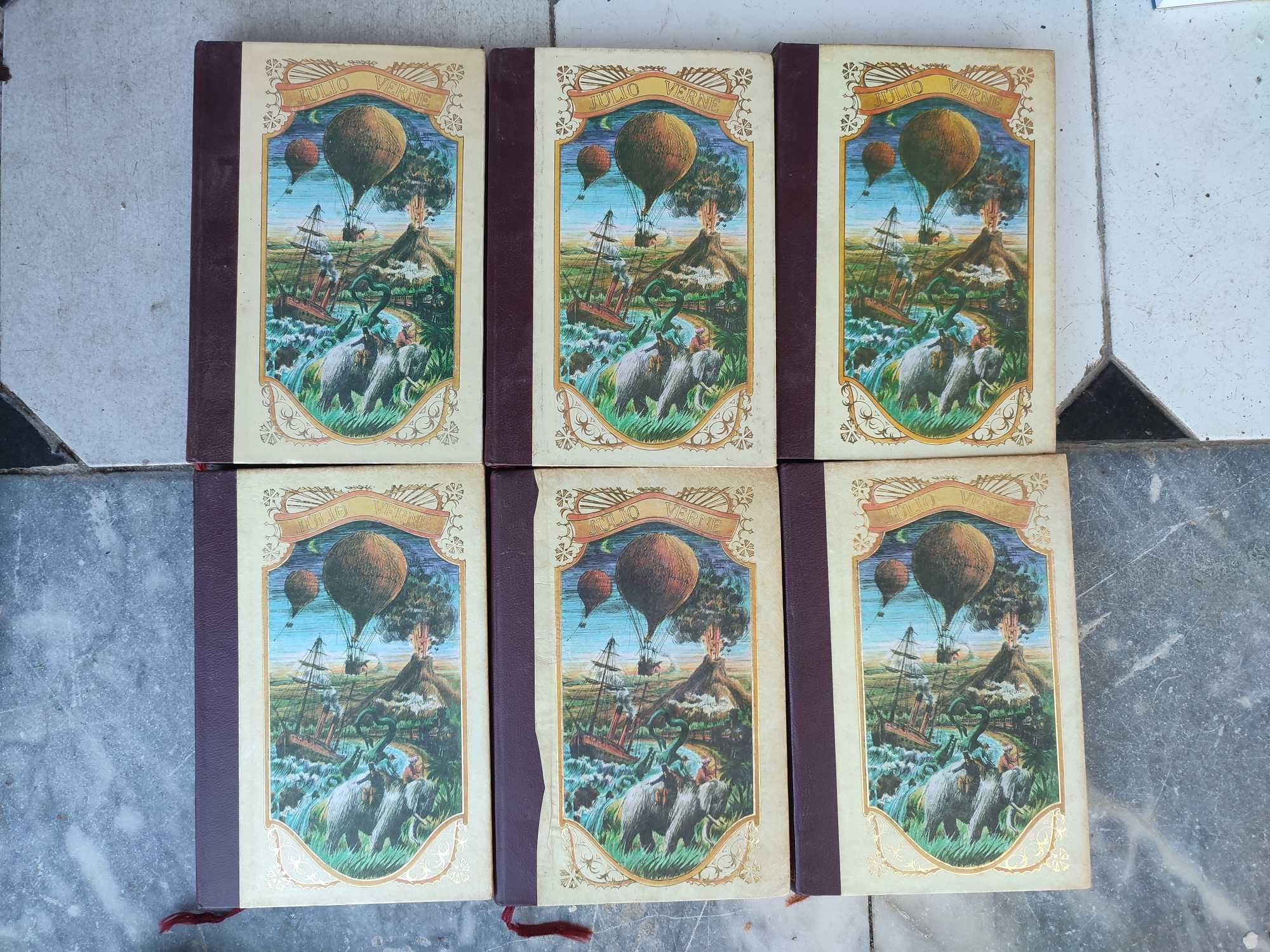 6 Livros de Júlio Verne - capa dura