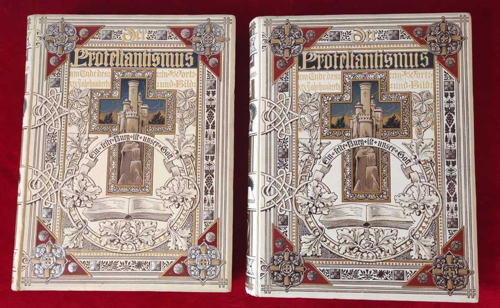 Старинные книги. Красный сатанизм в иллюстрациях.  2  фолианта.