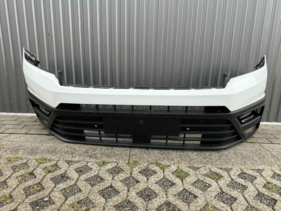 VW CRAFTER 2 II 7C Zderzak przód Przedni LB9A Ładny 7C0807221A 17r-
