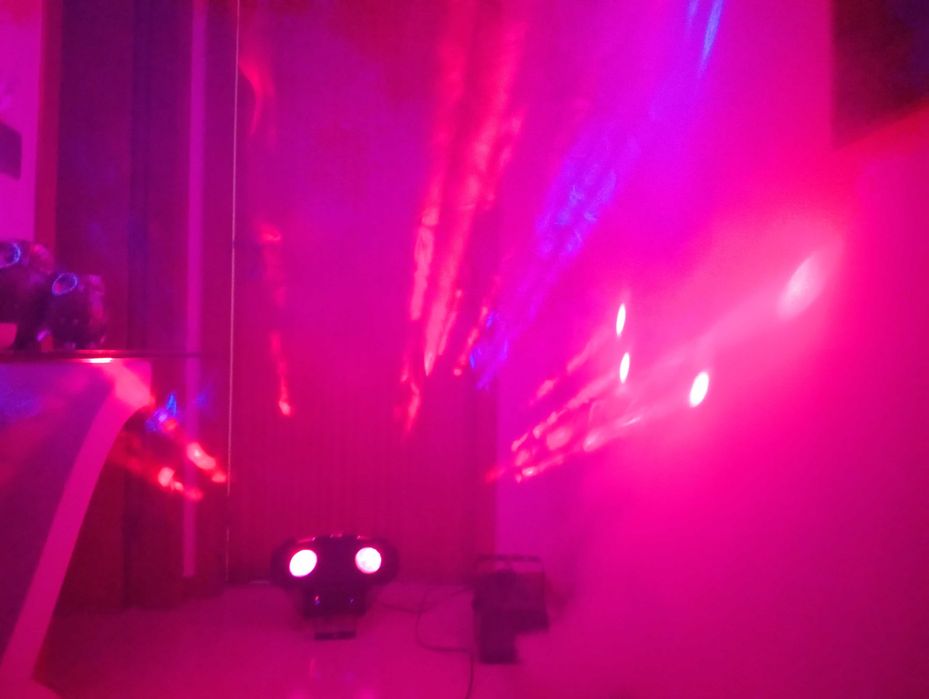 2 Sistemas Luz/Iluminação Eventos (Lâmpada e LED) + Máquina de Fumo