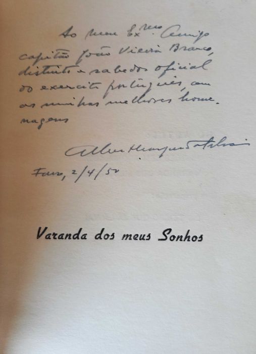 Alberto Marques da Silva - Varanda dos meus Sonhos - 1950