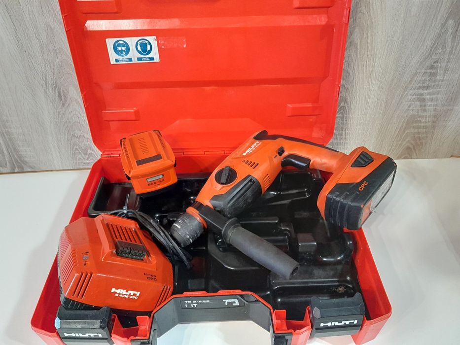 HILTI TE 2-A22 akumulatorowa młotowiertarka udar SDS plus 2x5.2ah