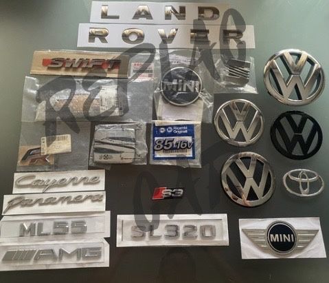 Simbolos Letras Fiat Volkswagen Swift Chevrolet FR Mini Seat 6k S3 etc