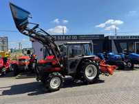 Японський мінітрактор KUBOTA GL32 фронтальний навантажувач + фреза