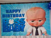 Plakat baner na roczek Baby Boss