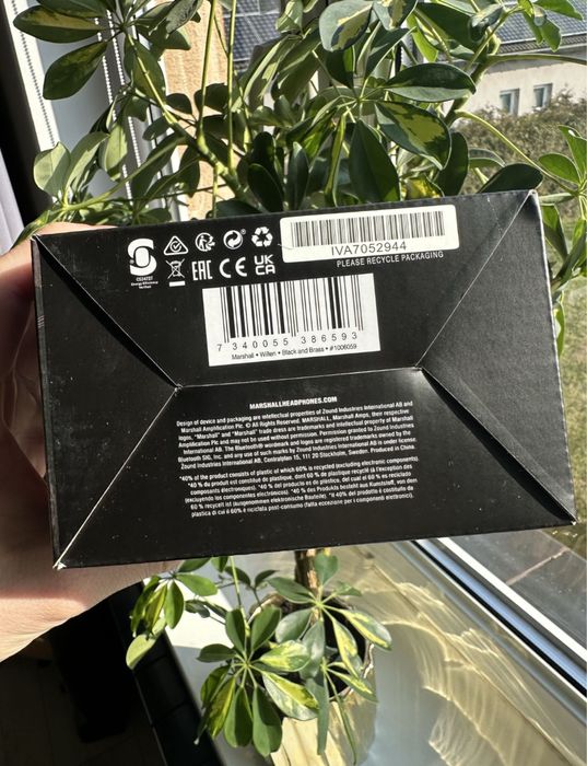 Głośnik Marshall Willen Bluetooth IP67 kompaktowy czarny