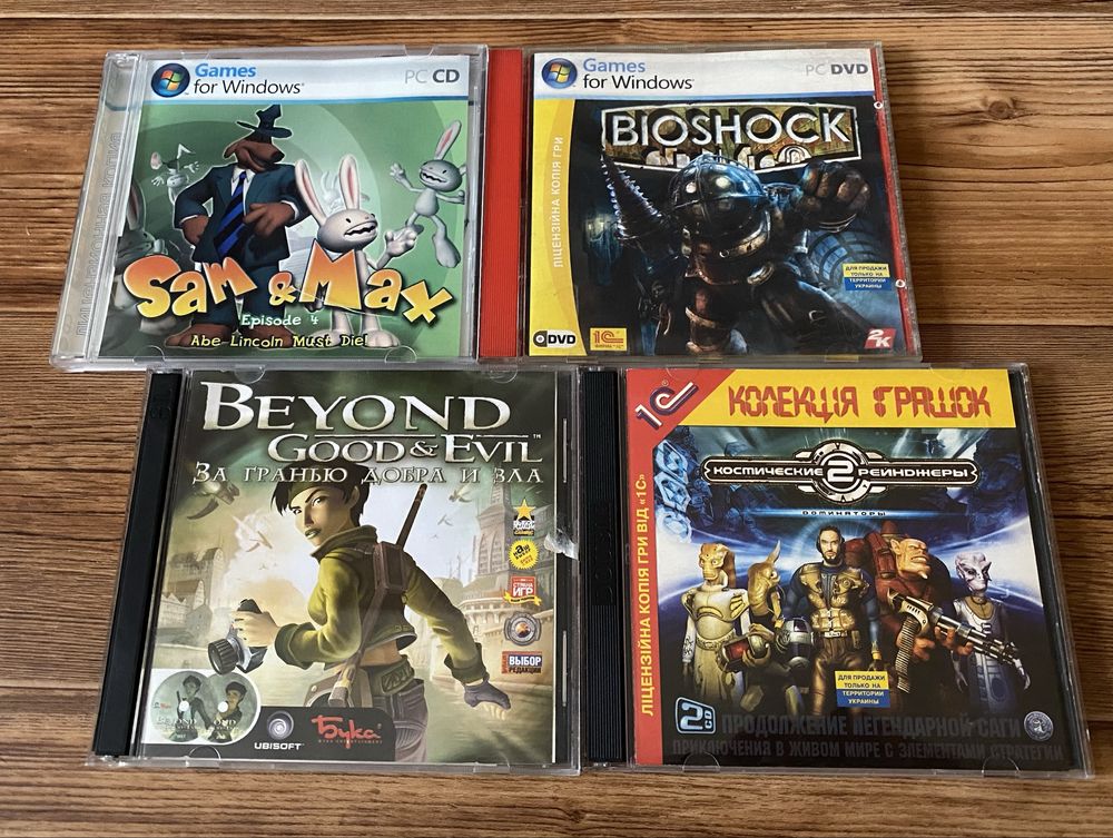 Ігри для PC (ПК): Resident Evil, Wolfentein, Fable, Alone in the Dark