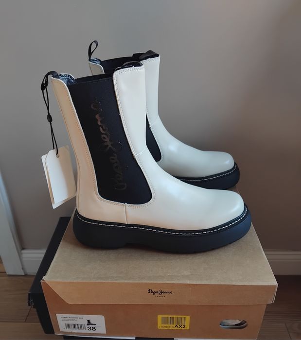 -65% Sztyblety Pepe Jeans, r. 38. Wkładka 24,5 cm.