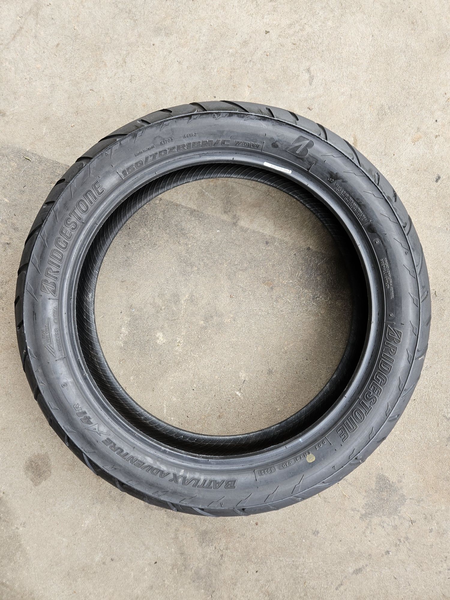 Bridgestone Battlax A41 150/70R18 Dot 1922 Nr.0278