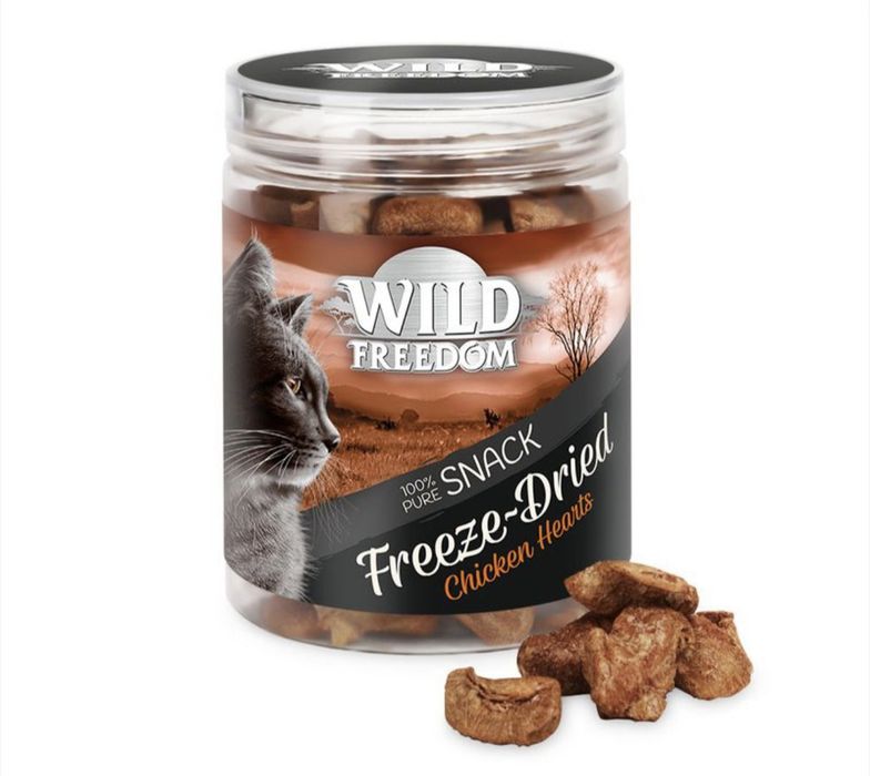 Liofilizowane serca kurze