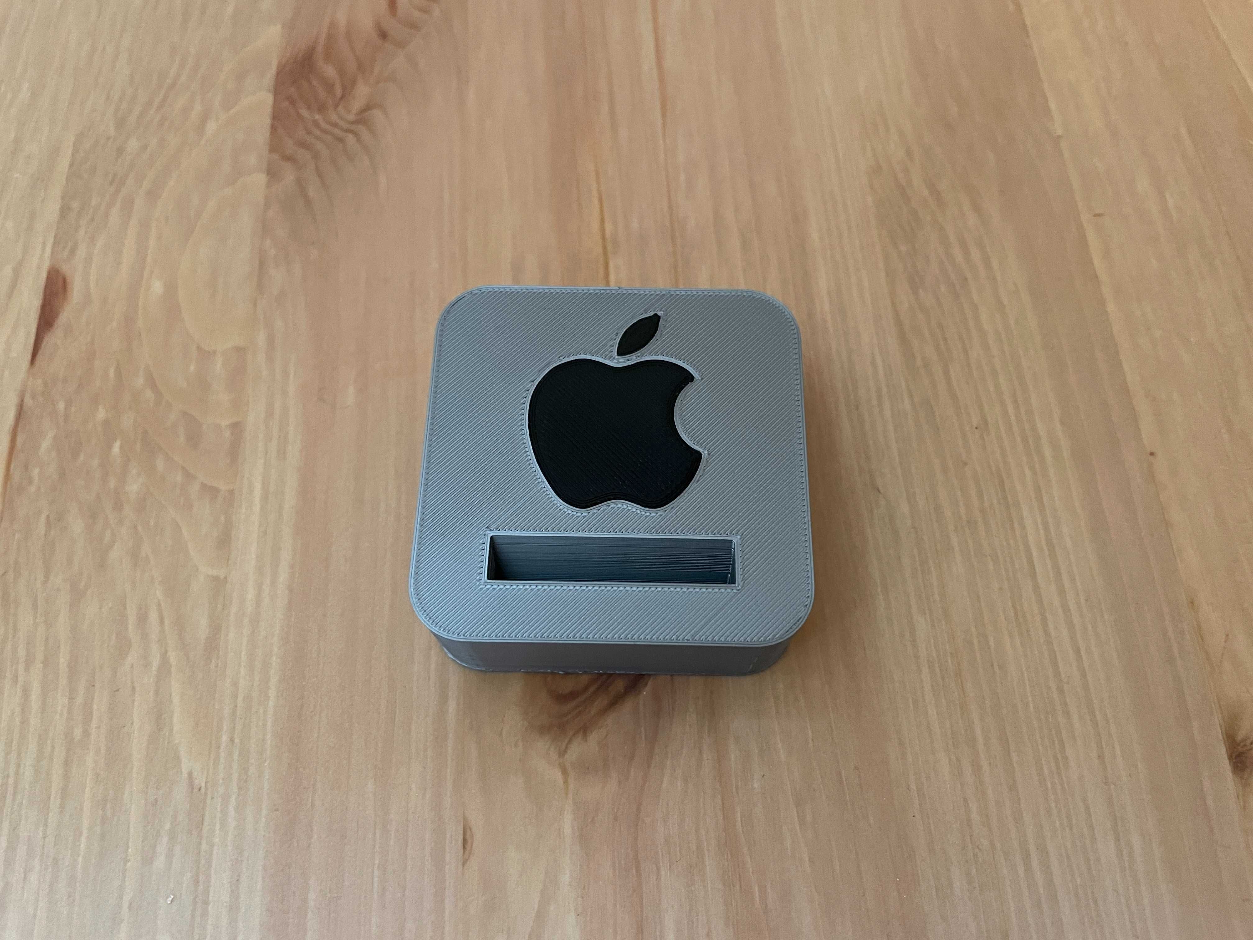 Podstawka pod pilot do AppleTV srebrna-czarna