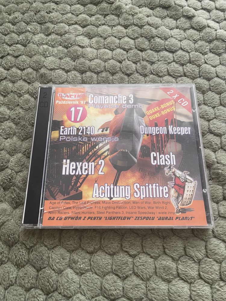 2 CD - CDAction Wydanie 17 Październik 1997 unikat retro 97 gry