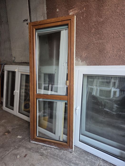 Sprzedam dzwi balkonowe złoty dab