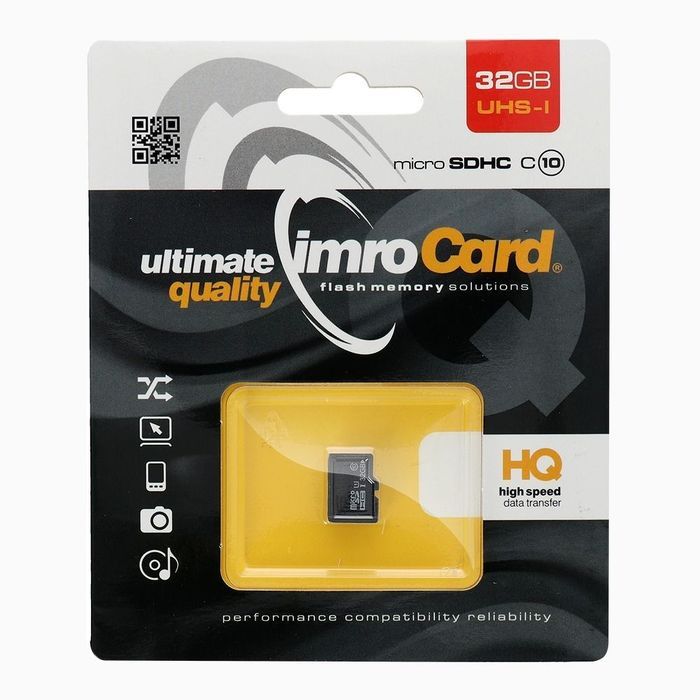 IMRO karta pamięci microSD 32GB 100MB/s class 10 UHS I