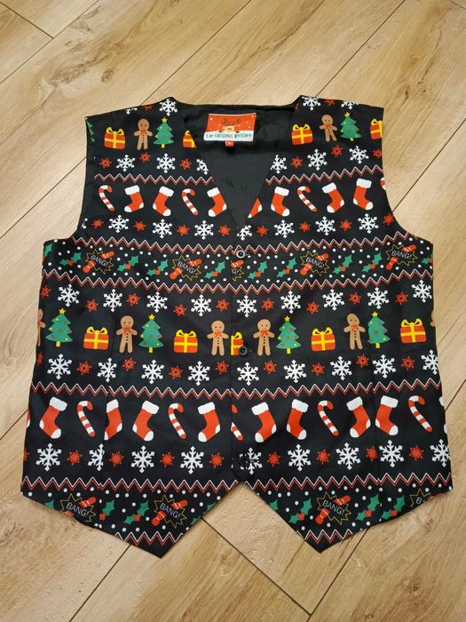 Elegancka kamizelka świąteczna