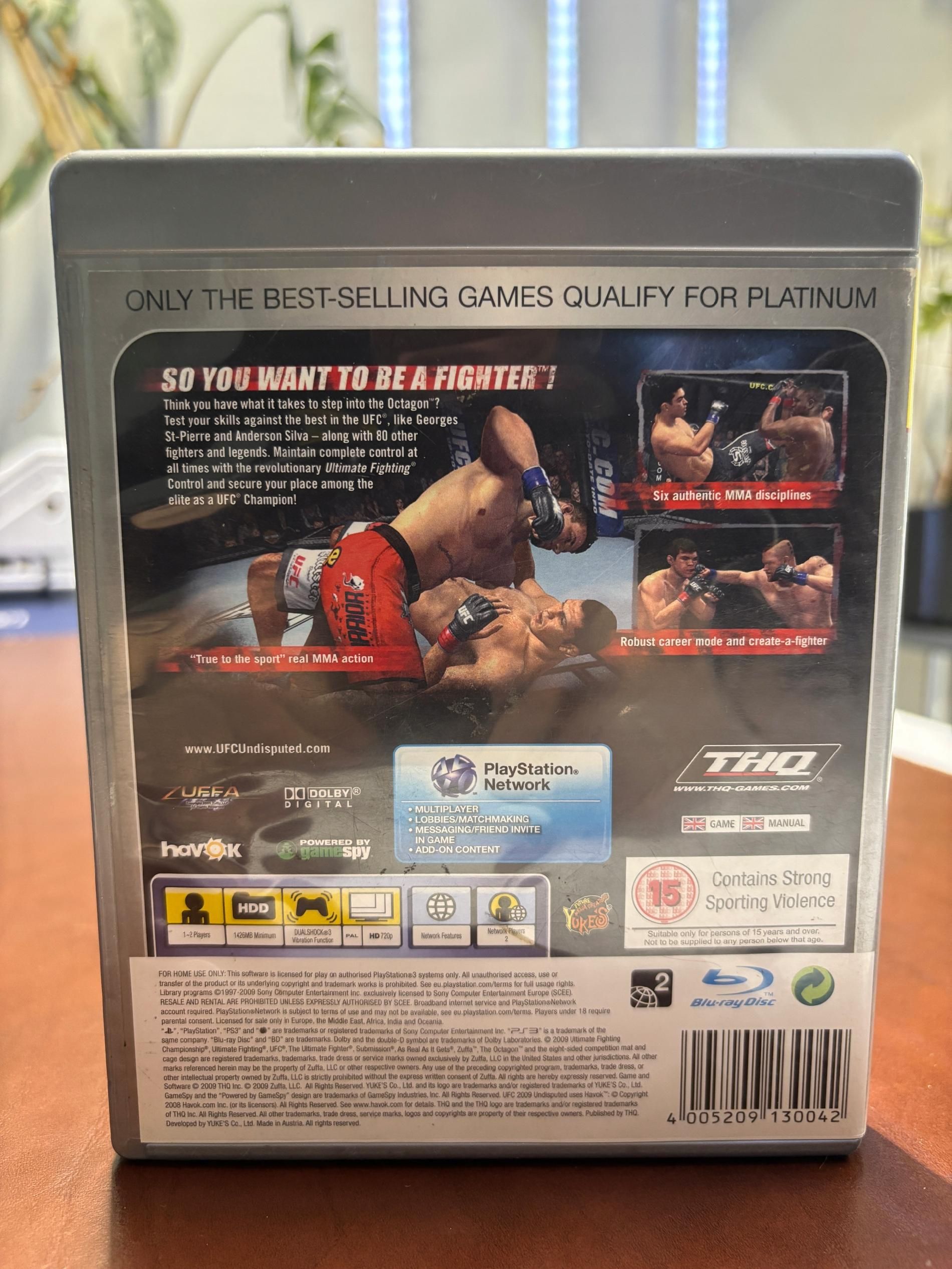 PS3 UFC 2009 Undisputed