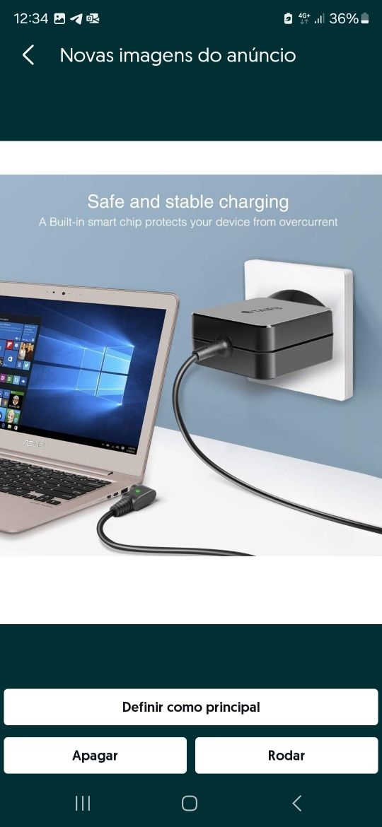Carregador PC portátil Asus
