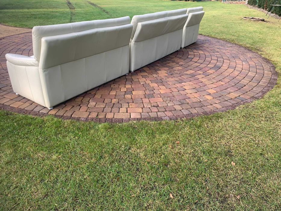 Laauser niemiecki komplet wypoczynkowy skóra naturalna