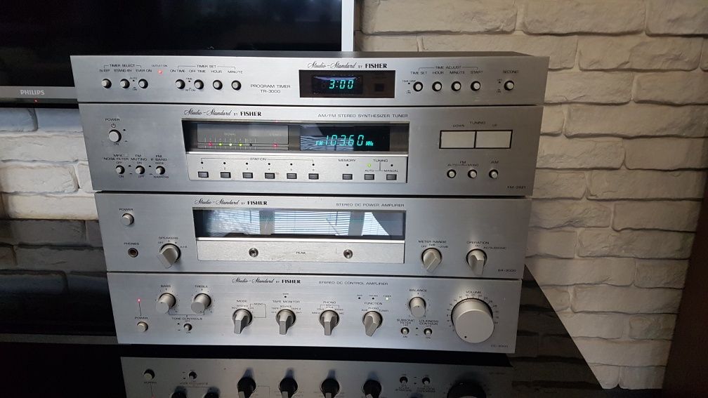 Fisher zestaw  stereo 3000  wieża segmentowa vintage