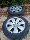 Opony zimowe z alufelgami do Audi A6 5 sztuk 205/60/R16