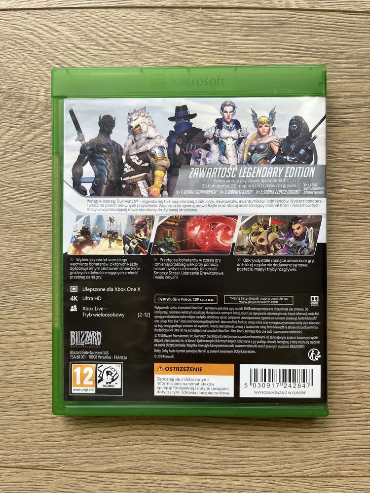 Overwatch Legendary Edition gra xbox One PL