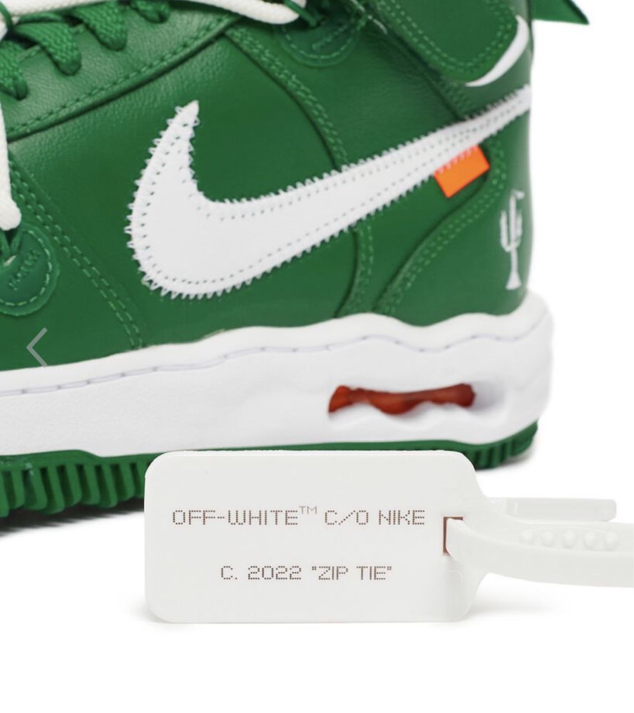 NIKE x Off-White Air Force 1 Mid Sp "Pine Green"