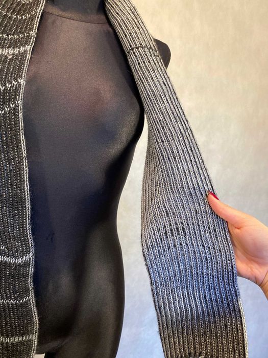 Kapelusz czapka czarna szara szalik czarny szary komplet  na zimę