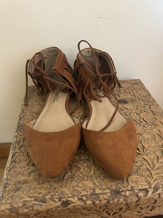Sapatos camel boho Suitblanco
