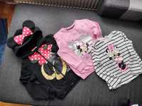 Zestaw Minnie 110/116 h&m Disney