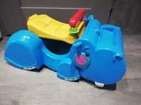 Jeździk pchacz Fisher price Mattel hipopotam