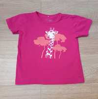 Bluzka koszulka t-shirt żyrafa 'Name It' 74