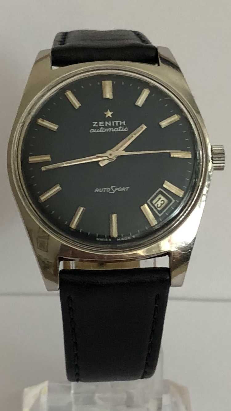 Zenith, AutoSport, Automatic, czarna tarcza, zegarek męski