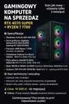 Gamingowy Komputer - RTX 4070 super + Ryzen 7 7700 jak nowy