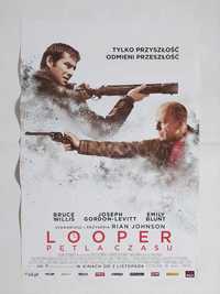 Plakat filmowy oryginalny - Looper - Pętla czasu