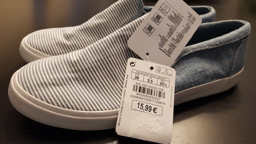 Sapatilhas de verão p/ menino nr 39 NOVAS (Sfera)