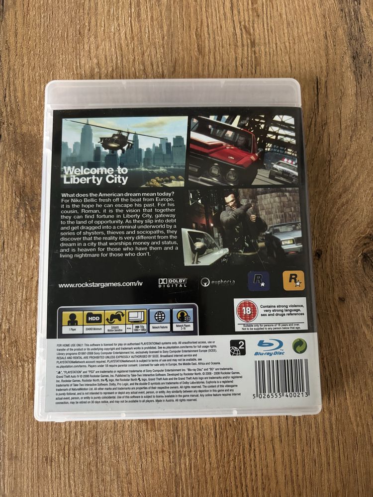Gra GTA 4 PS3 Playstation 3