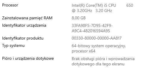 Płyta główna ASUS P7P55D + Procesor I5 650 i RAM 4x2GB PC3 Hynix