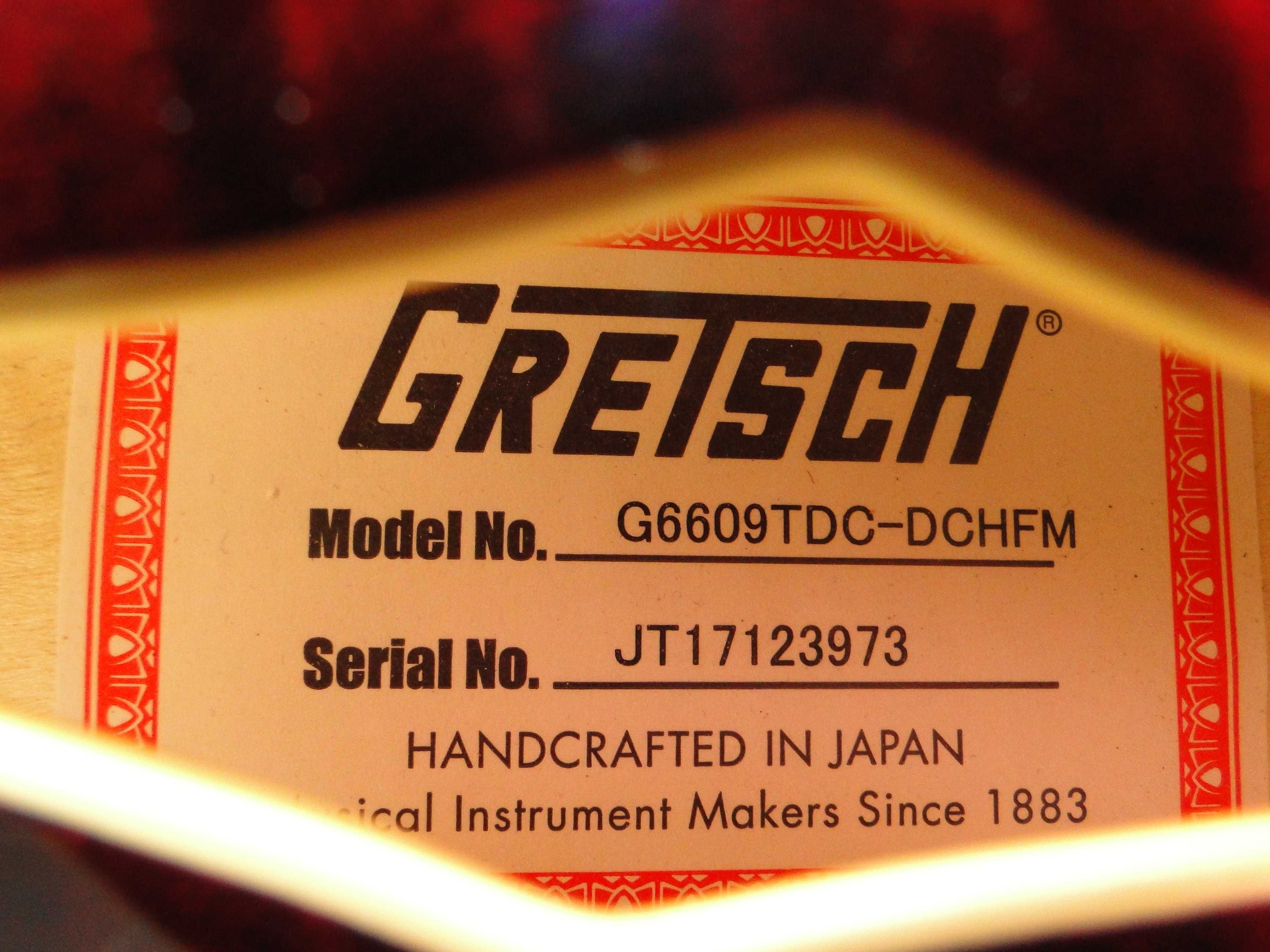 Zawodowa Gitara GRETSCH G6609 Players Edition Broadkaster Dark Cherry