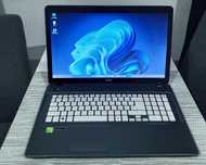 Acer Gaming 17,3" intel®core™i7/Geforce®/16GBram/USB3.0/Hdmi/SSD/Win11