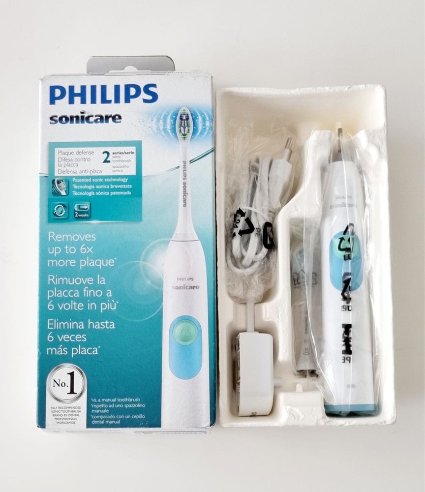 Escova de dentes automática Sonicare da Philips (nova)