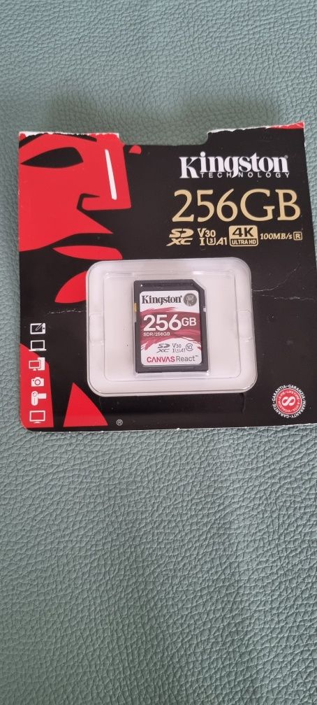 Karta pamięci Kingston 256 GB 4k ultra .