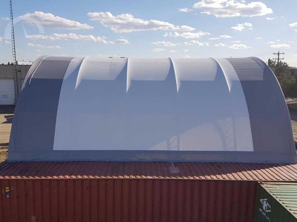 Zadaszenia Kontenerowe 12x12m  (namiot magazynowy, wiata kontenerowa)