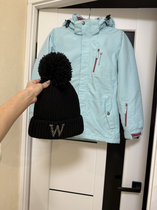 Термо куртка на дівчинку 152/158 см., Trevolution+ шапка