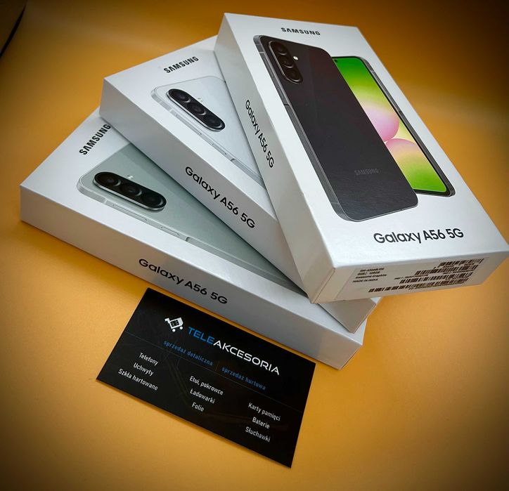 SAMSUNG Galaxy A56 5G | Graphite | 128gb | Nowiutkie | Teleakcesoria