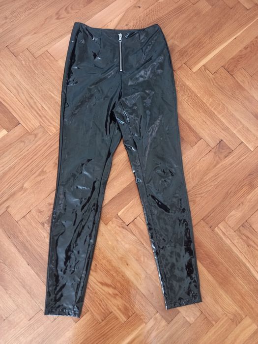 Легінси, лосіни, штани, якісні S/М чорні екошкіра є 2 -х видів