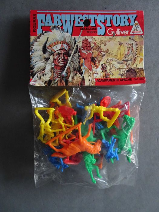 Figuras Far West Story - Acampamento Apache - Gulliver