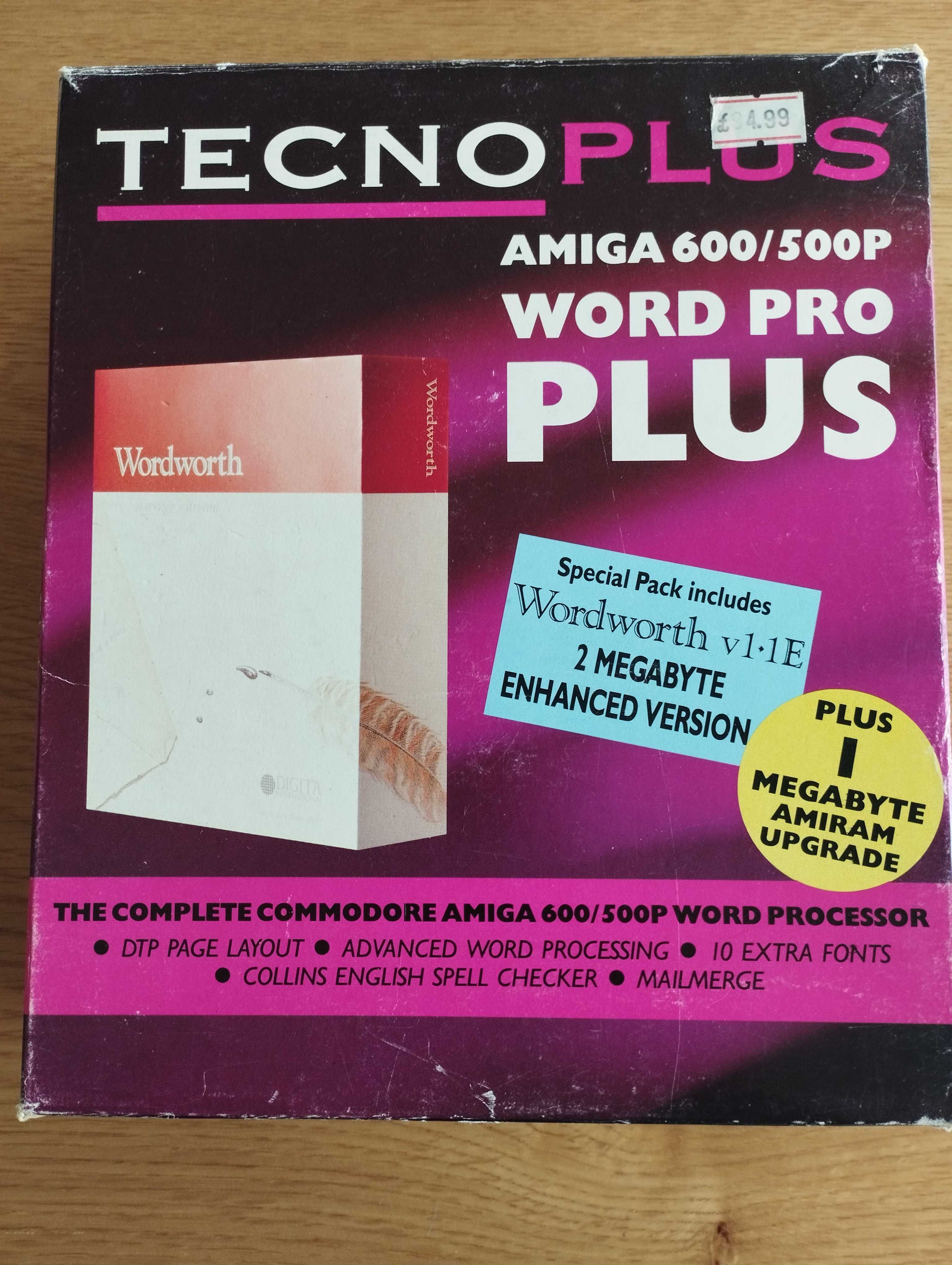 Techno Plus Wordworth Amiga komplet działa!