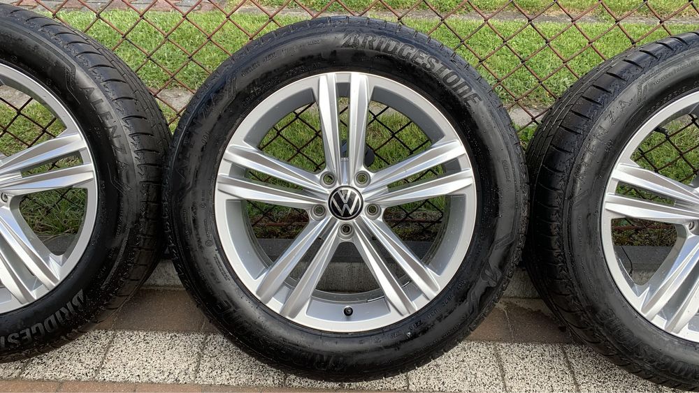 Koła letnie 18” Volkswagen Tiguan + opony letnie Bridgestone 235/55/18